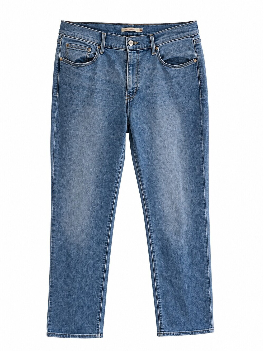 Levi's 505 Straight Jeans Women's Size 14 Light Wash Mid Rise Denim